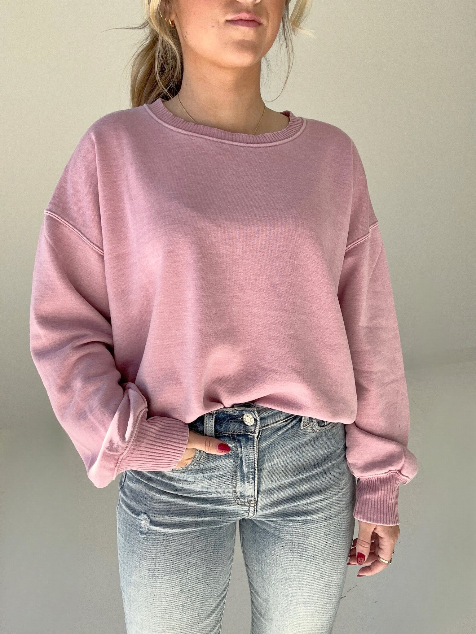 Coziest Pullover - Pink