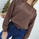 Inner Fleece Pullover - Brown