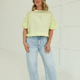 Poppy Mesh Top
