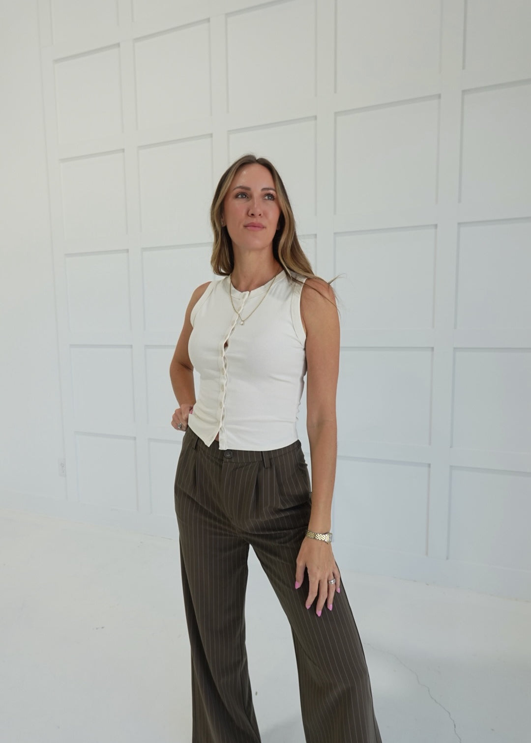 Influenced Knit Top - Cream