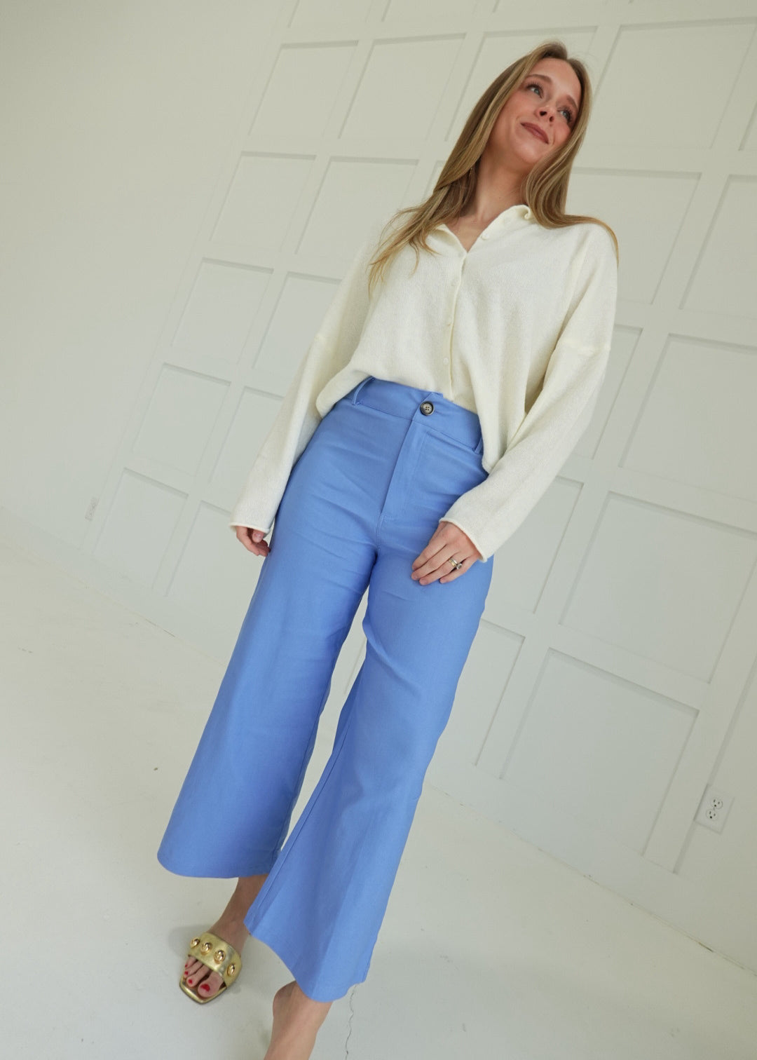 The Nice Girl Pants - Blue