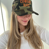 Cowboy Hat Trucker Hat - Solid Camo