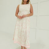 Blushing Beautifully Midi Dress