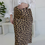 Urban Jungle Midi Skirt - Taupe