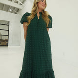 Lenora Midi Dress - Hunter
