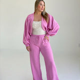 Lazy Tranquil Sweatpants - Pink