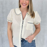 Stella Spring Blouse - White