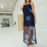 Midnight Overlay Maxi Dress