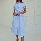 Matriarch Midi Dress - Powder