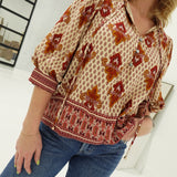 Bellevue Top - Rust
