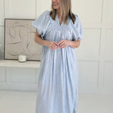 Darcy Midi Dress - Baby Blue