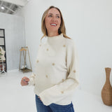 Subtle Hint Sweater - Oatmeal