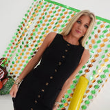 Higher Class Mini Dress - Black