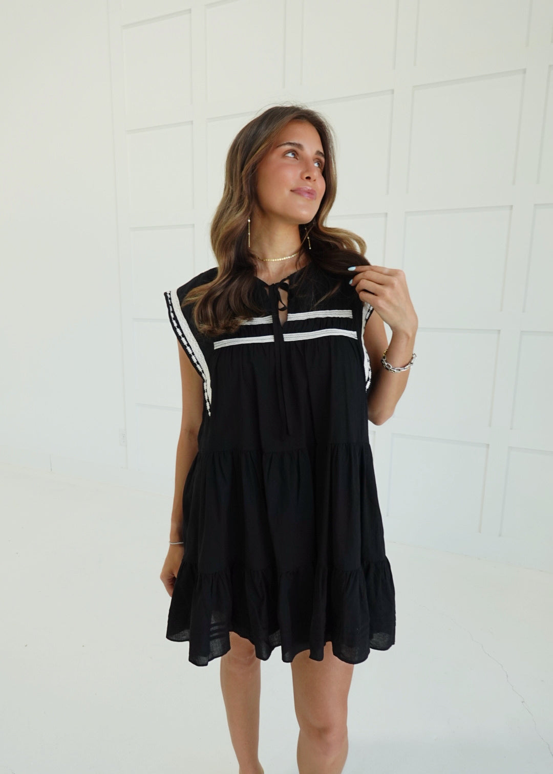 Gia Mini Dress - Black