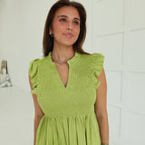 Flutter Me Top - Lime