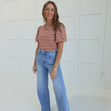Summer Flare Top - Adobe