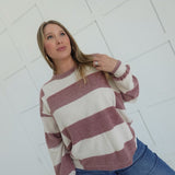 Petra Knit Top - Burgundy