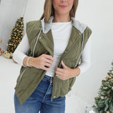 Mckinley Hooded Vest - Olive