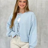 Chalmain Sweater Top - Lt Blue