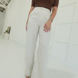 Lindy Linen Trouser - Natural
