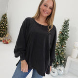 Embracing The Casual Top - Black