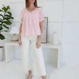 Savannah Spring Top - Coral