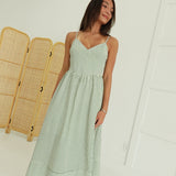 Beatrice Midi Dress - Green