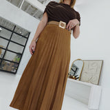 Selene Maxi Skirt - Camel