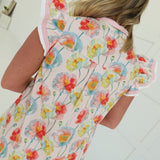 Blissful In Spring Dress - Blush