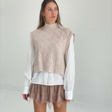 Lacey Lacey Mini Skirt - Mocha