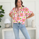 Dahlia Top - Pink