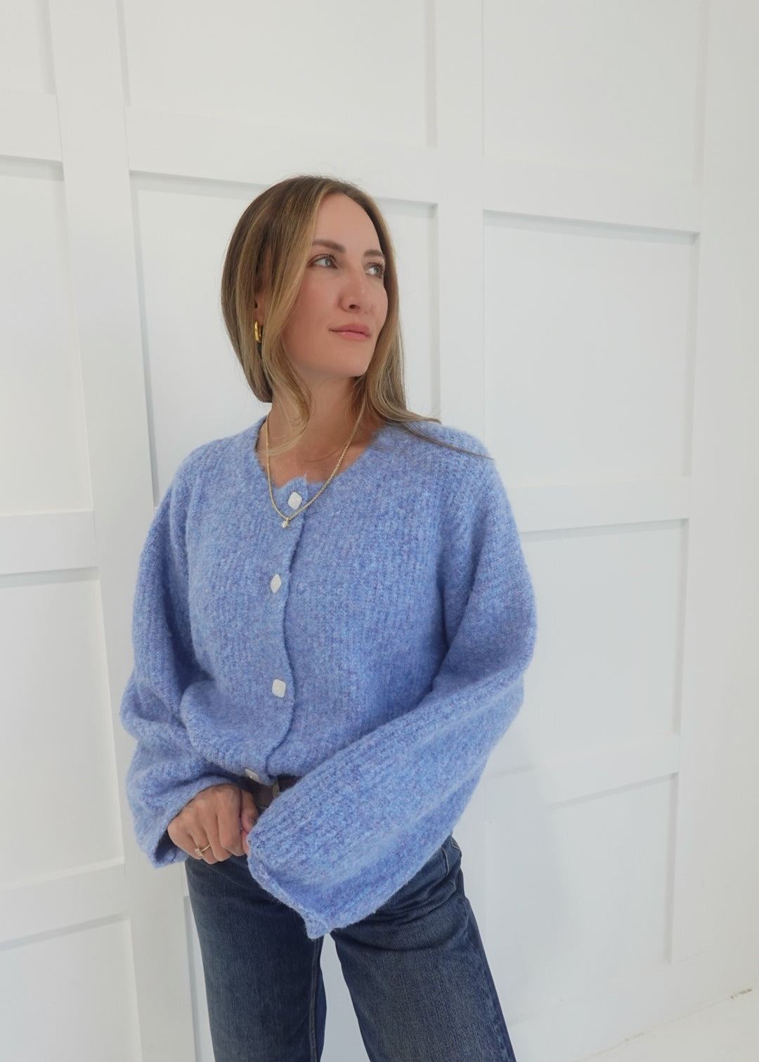 Love Notes Cardi - Blue