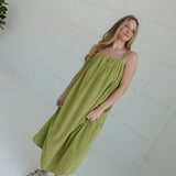 Lanie Midi Dress - Kiwi