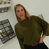 Castor Slouch Top - Olive