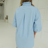 Jenna Shirt Dress - Sky