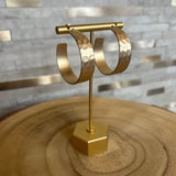 Small Matte Gold Hoop