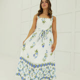 Tallula Midi Dress - Blue Multi