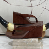 New Age Wedge - Suede Coffee