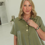 Olivia Collared Blouse