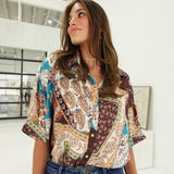 Playful In Boho Blouse