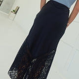 Carrie Maxi Skirt - Navy