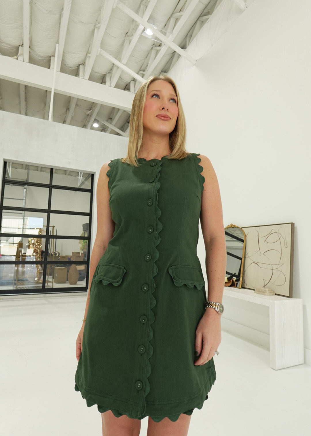 Kiara Mini Dress - Hunter