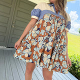 Holland Mixed Print Dress
