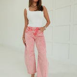 Done Deal Barrel Jeans - Taffy