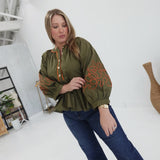 Homer Embroidered Top