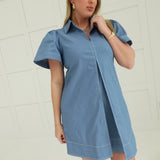 Rosalie Mini Dress - Blue
