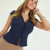 Lily Lace Trim Top