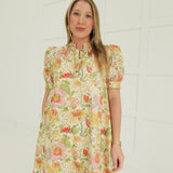 Seasonal Bloom Mini Dress - Sage