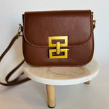Flap Crossbody Purse - Brown