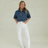 Smitty Denim Jacket Top